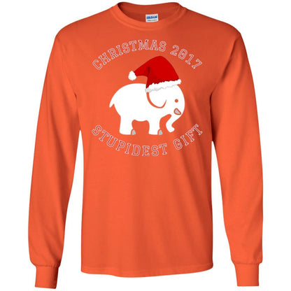 Elephant T-shirt Christmas 2017 T-shirt Orange