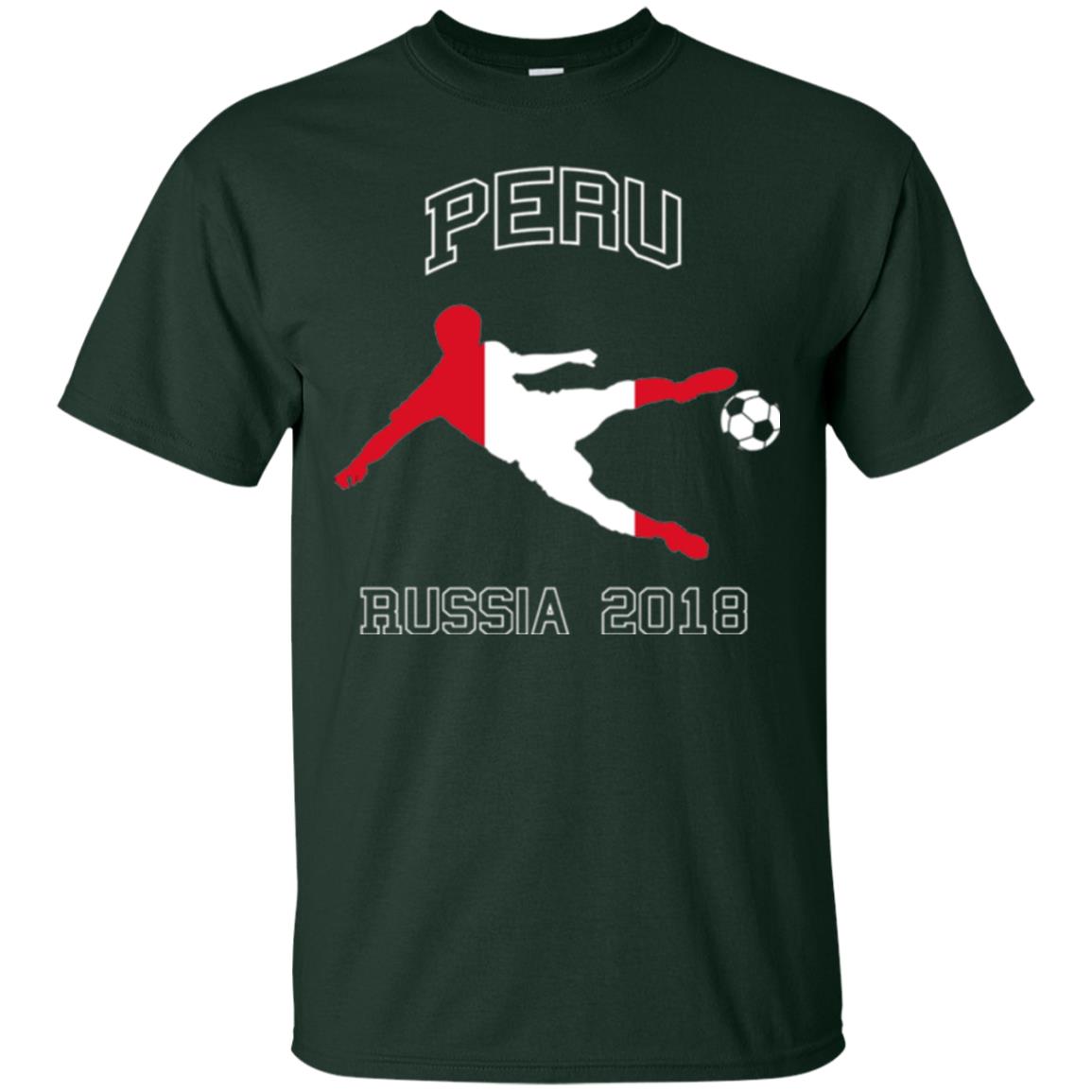 Soccer Lovers T-shirt Peru Russia In 2018 Forest