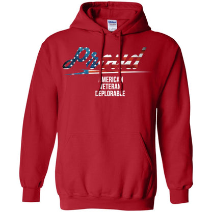 Veteran T-shirt Proud American Veteran Deplorable Red