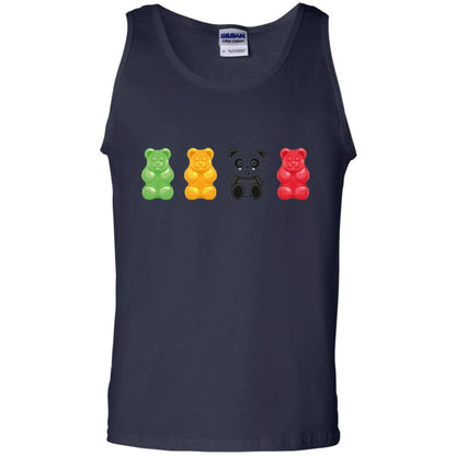 Bear Lover T-shirt Cute Panda Candy Bear Navy