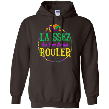Mardi Gras T-shirt Laissez Les Bon Temps Rouler Dark Chocolate