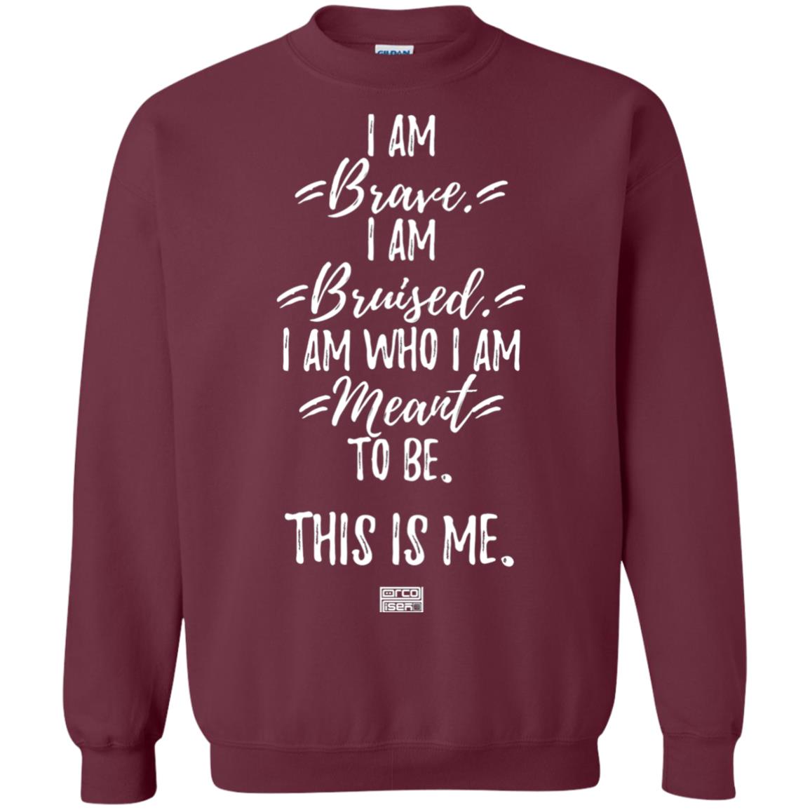 Brave This Is Me Proud Musical Theatre Performer T-shirt Maroon