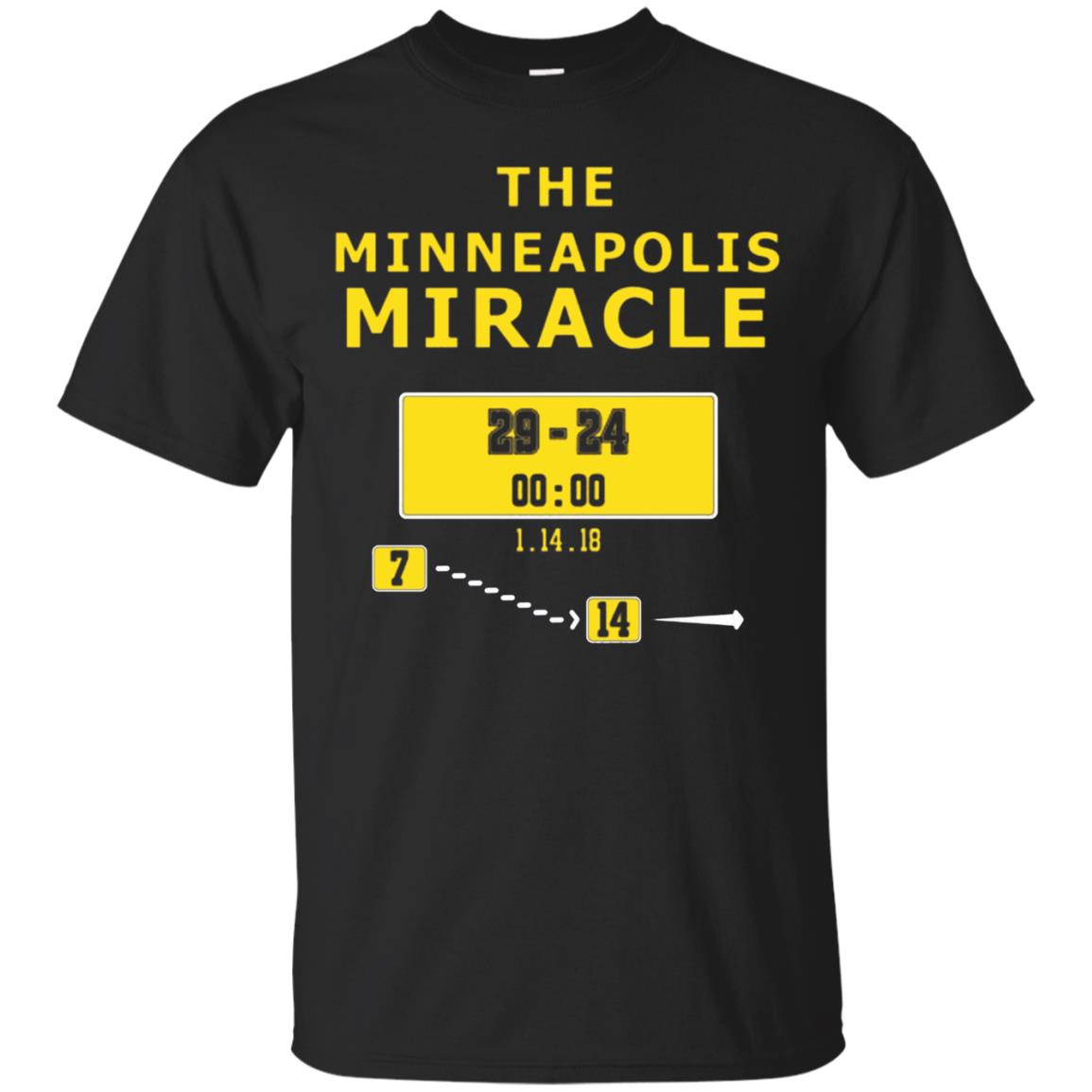 Football Lover T-shirt The Minneapolis Miracle Black