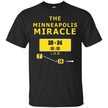 Football Lover T-shirt The Minneapolis Miracle Black