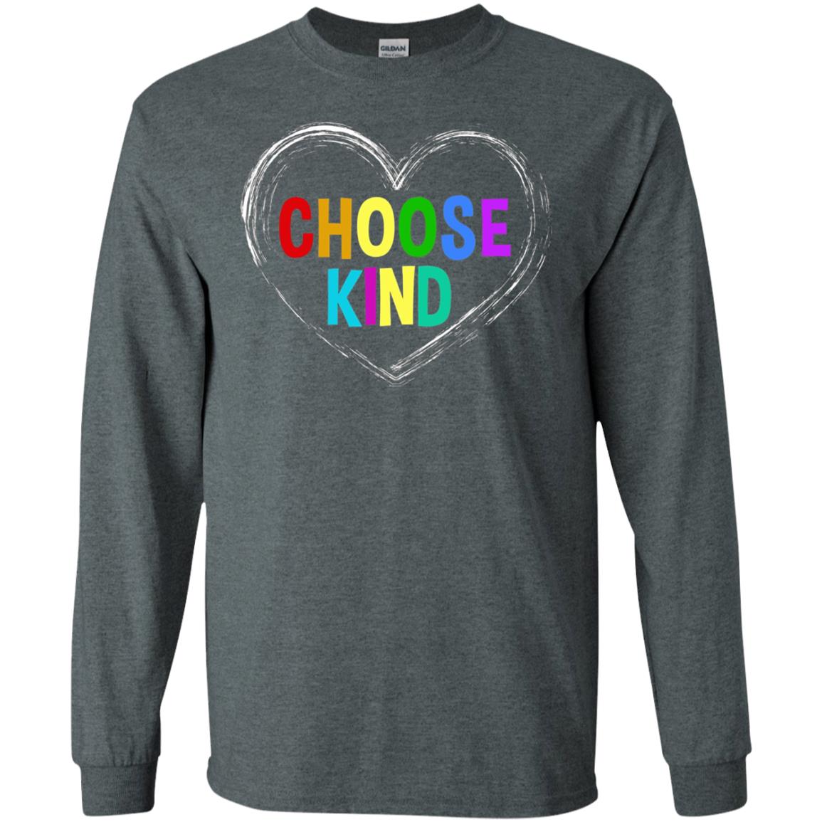 Choose Kind Anti Bullying T-shirt Dark Heather
