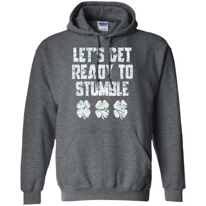 Lets Get Ready To Stumble Stain Patrick Day T-shirt Dark Heather