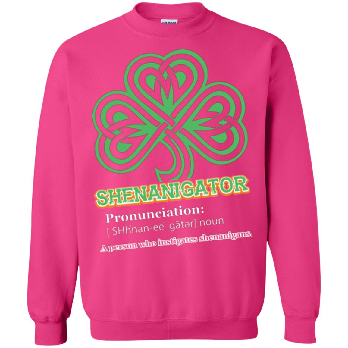 Saint Patrick's Day T-shirt Shenanigator A Person Who Instigates Shenanigans Heliconia