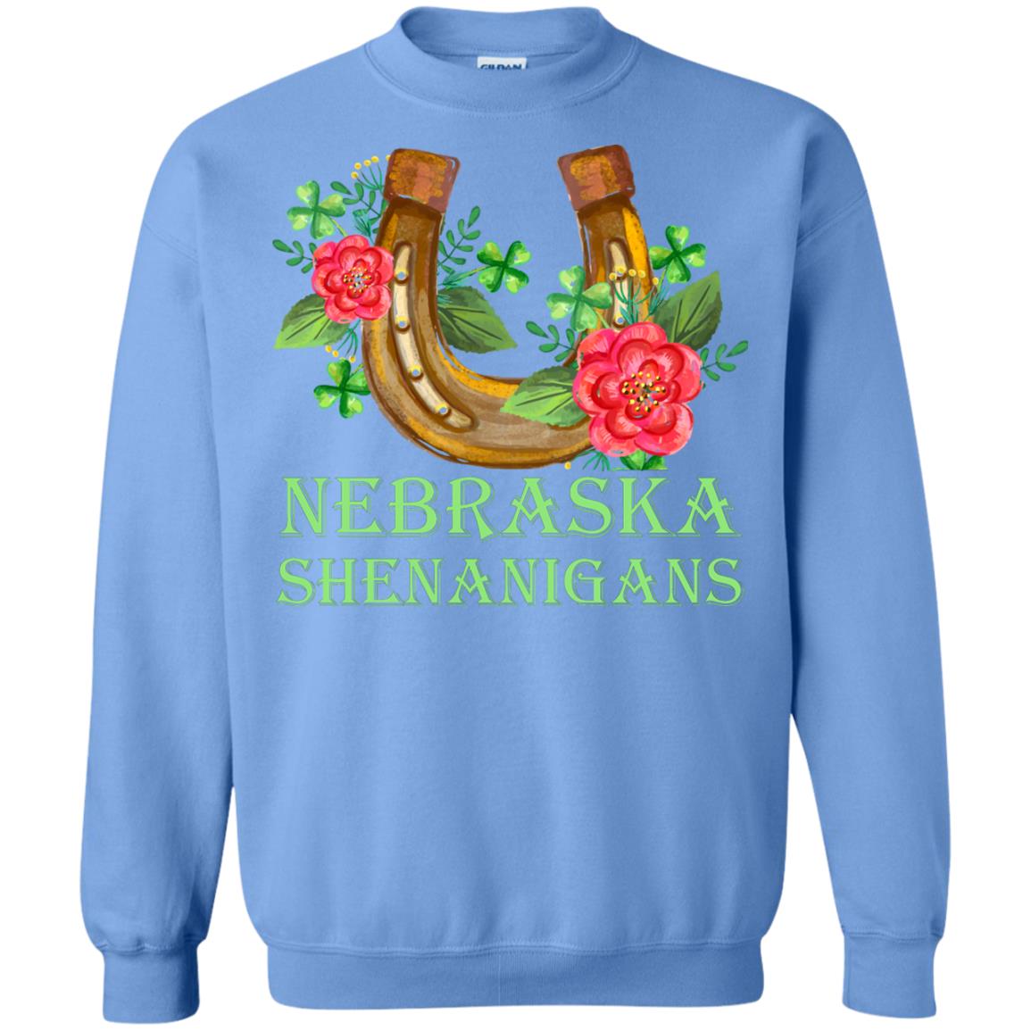 Horse Lover T-shirt Nebraska Shenanigans Carolina Blue