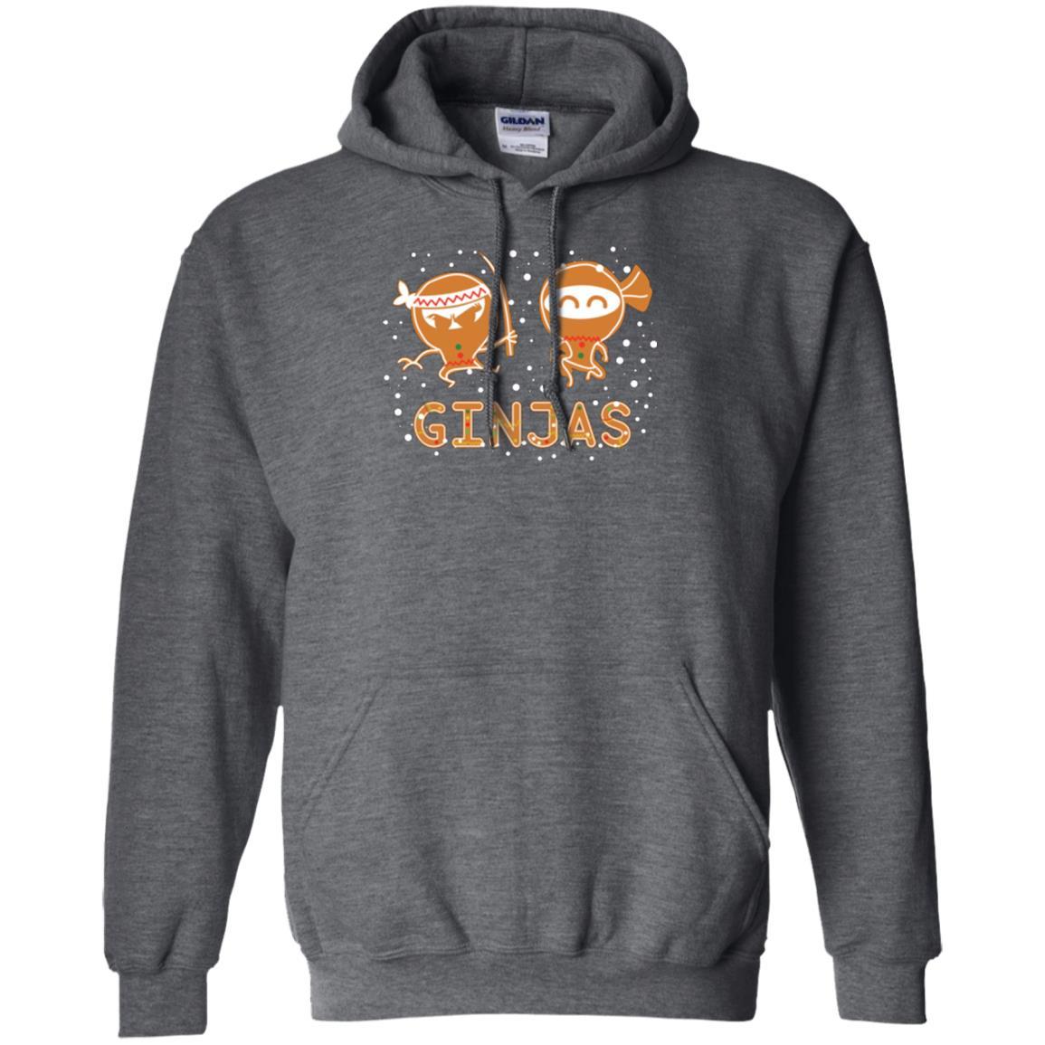 Christmas T-shirt Ginjas Dark Heather