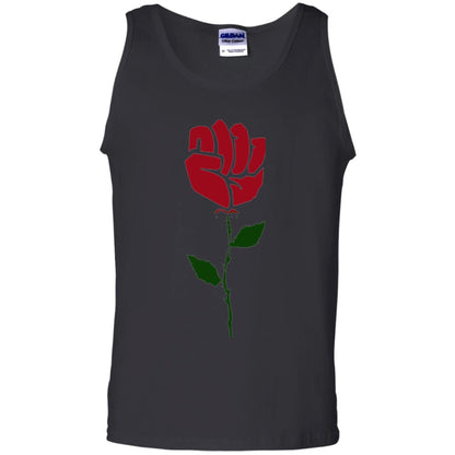 Women Right T-shirt Rose Resist Hands Up Black