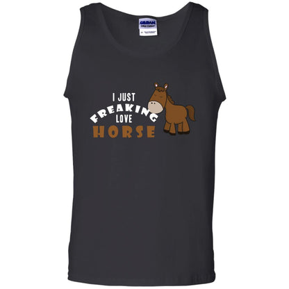 I Just Freaking Love Horse Shirt Black