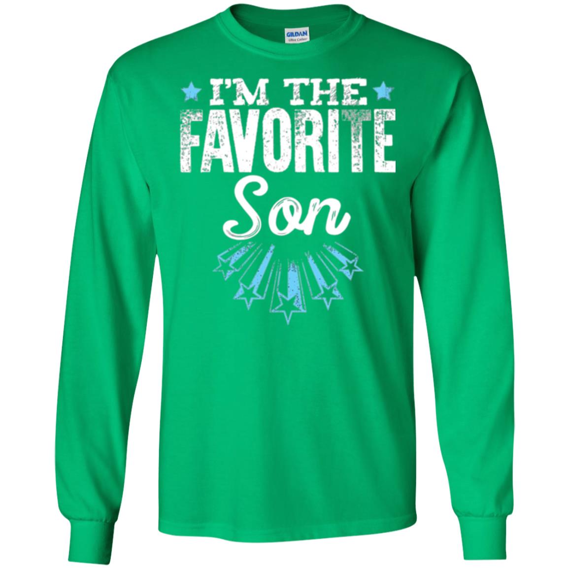 I'm The Favorite Son Family T-shirt Irish Green
