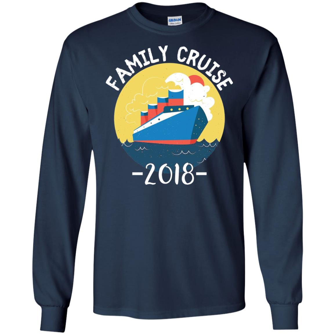 Summer Holiday T-shirt Family Cruise 2018 Navy