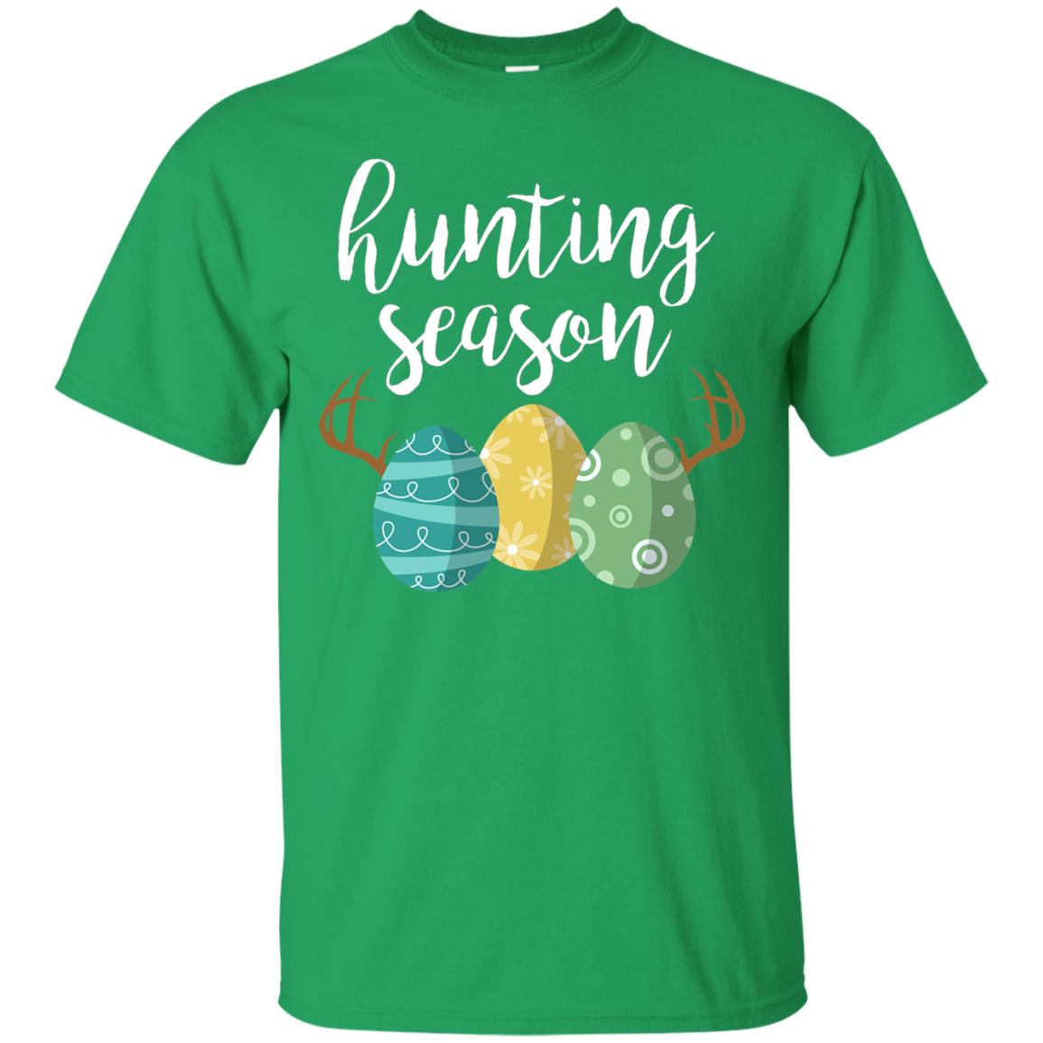 Hunting Season Bunny Funny Easter T-shirt Irish Green