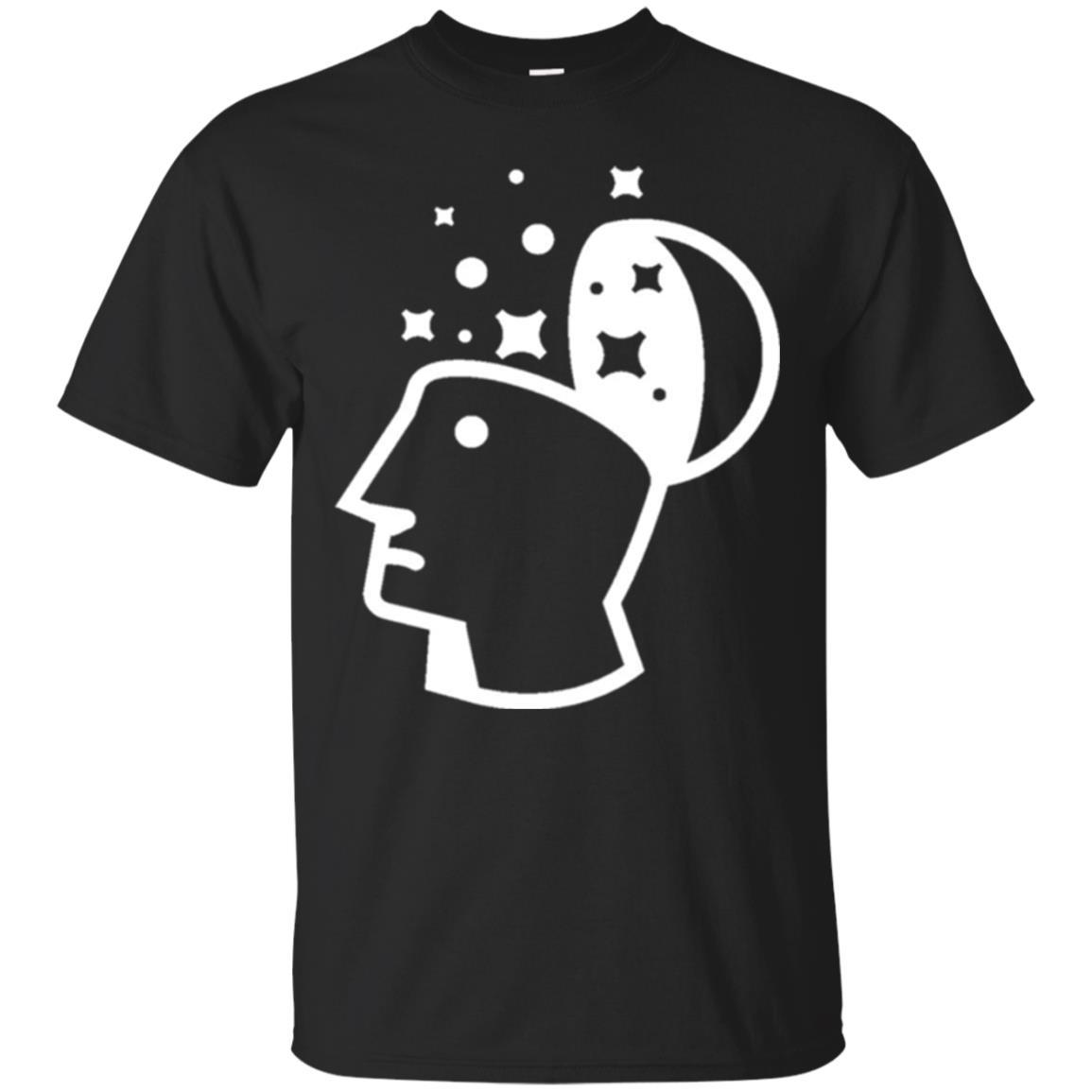 Look Into His Head Creative Thinking T-shirt Black