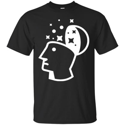 Look Into His Head Creative Thinking T-shirt Black