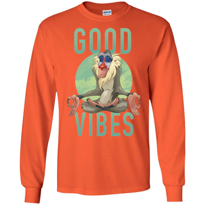 Rafiki Meditate Good Vibes T-shirt Orange