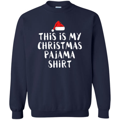 Christmas T-shirt This Is My Christmas Pajama Navy