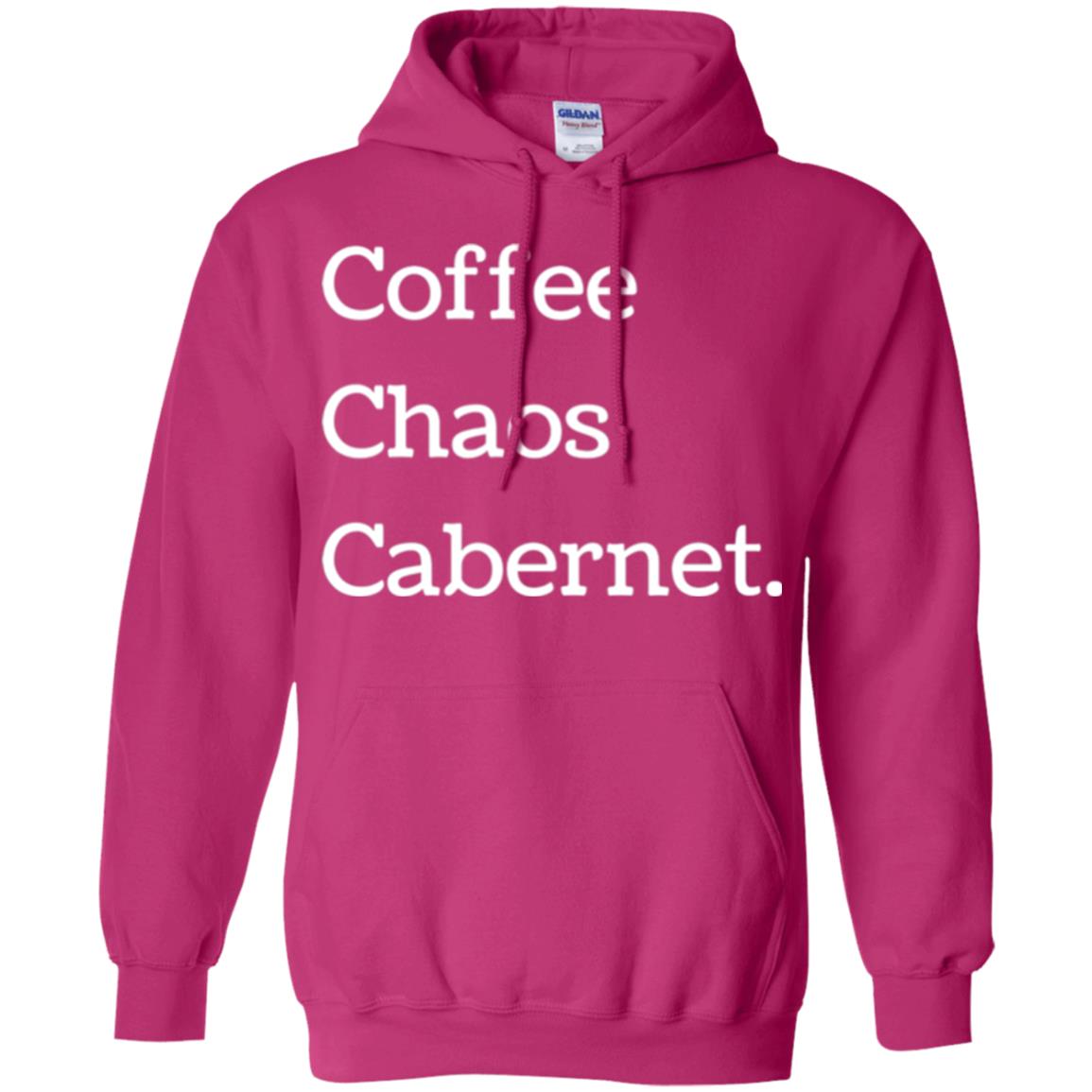 Coffee Chaos Cabernet T-shirt Heliconia