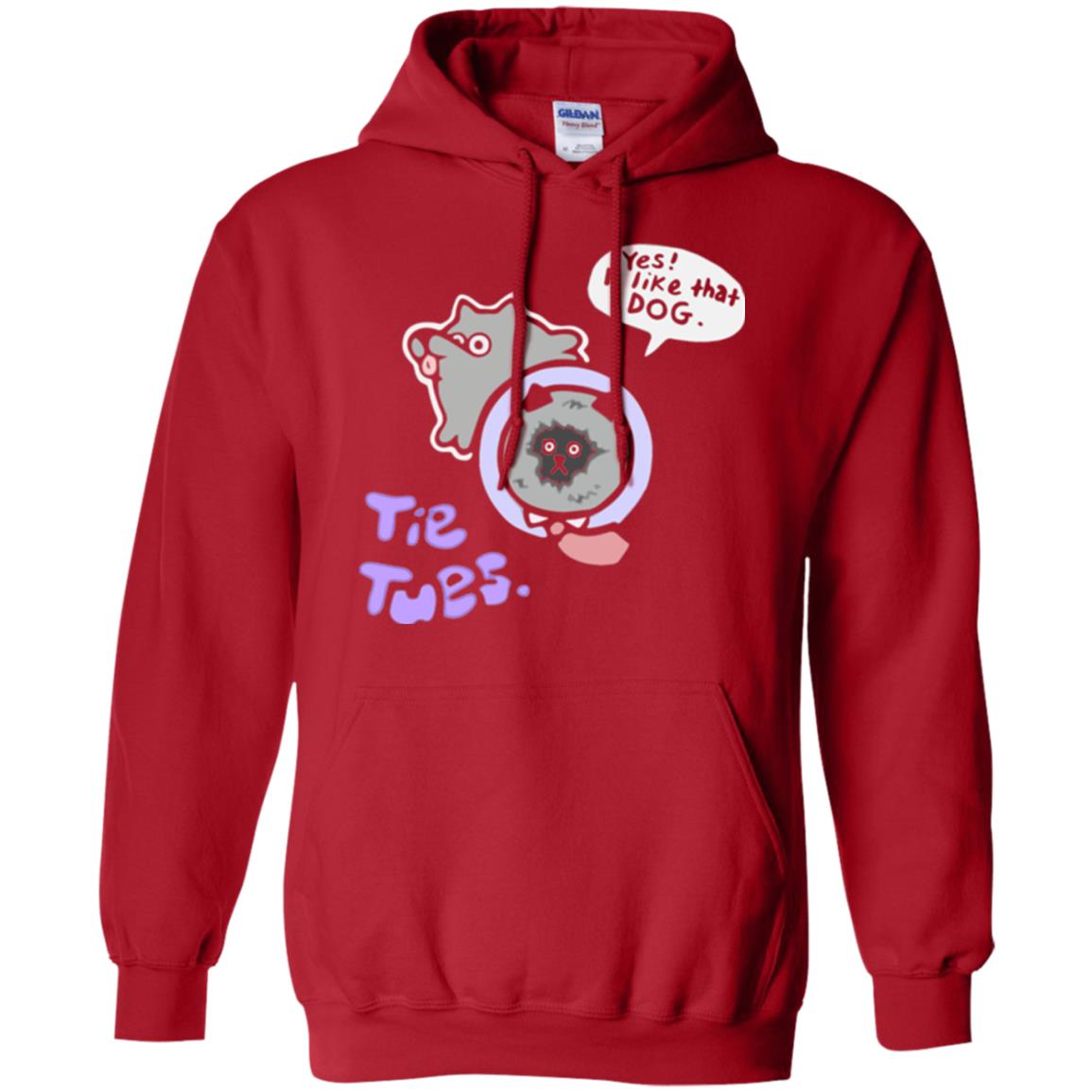 Yes I Like That Dog Tietuesday Dog Lover T-shirt Red