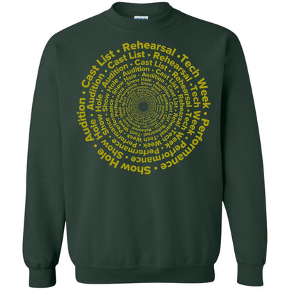 Actor T-shirt Circle Of Life Stages Forest Green