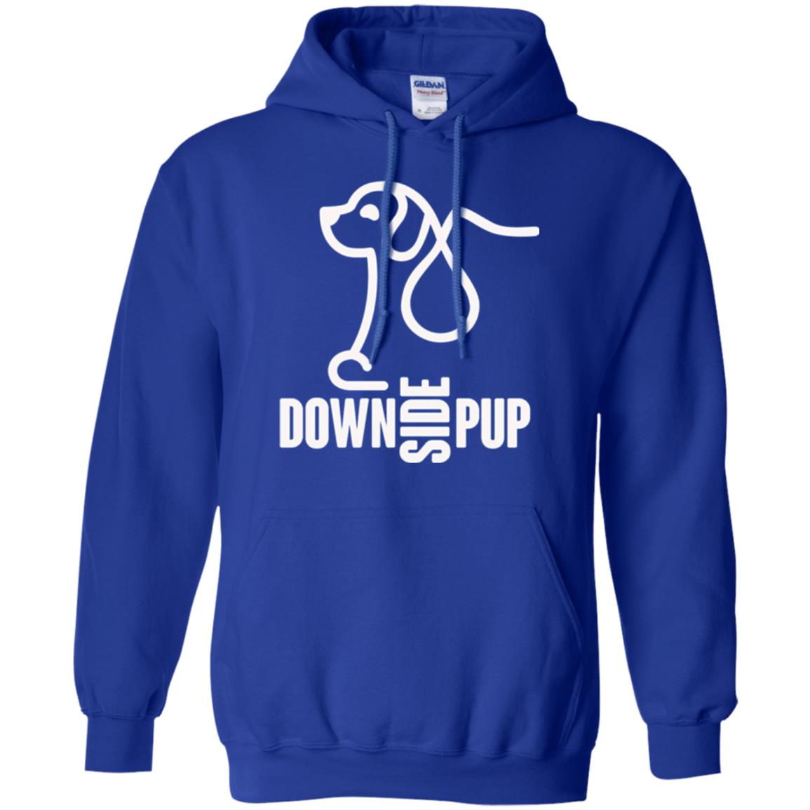 Dog Lover T-shirt Down Side Pup T-shirt Royal
