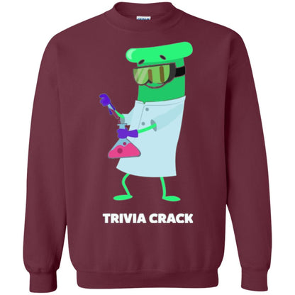 Cute Trivia Crack Scientist Al T-shirt Maroon
