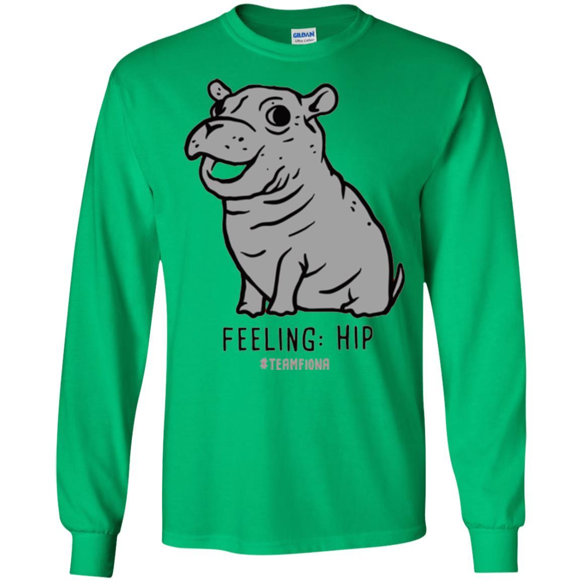 Fiona Hippo Lover T-shirt The Hippo Feeling Hip #teamfiona Irish Green