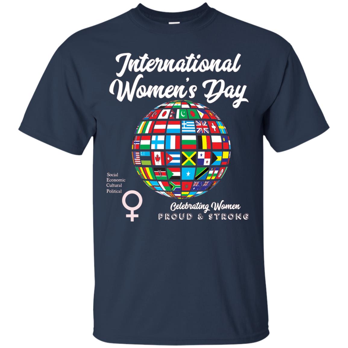 International Women_s Day T-shirt Navy