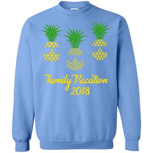 Family Vacation 2018 Shirt Hawaii Pineapple Sunglasses