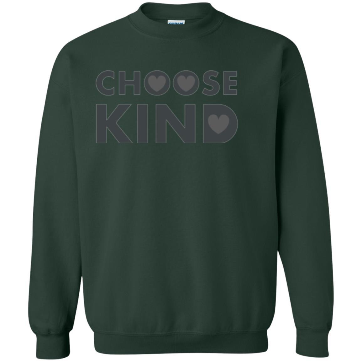 Anti Bullying T-shirt Choose Kind Forest Green