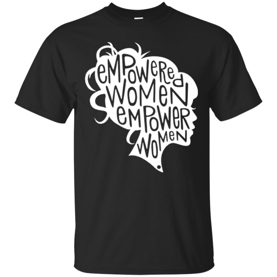 Feminist T-shirt Empowered Women Empower Woman Black