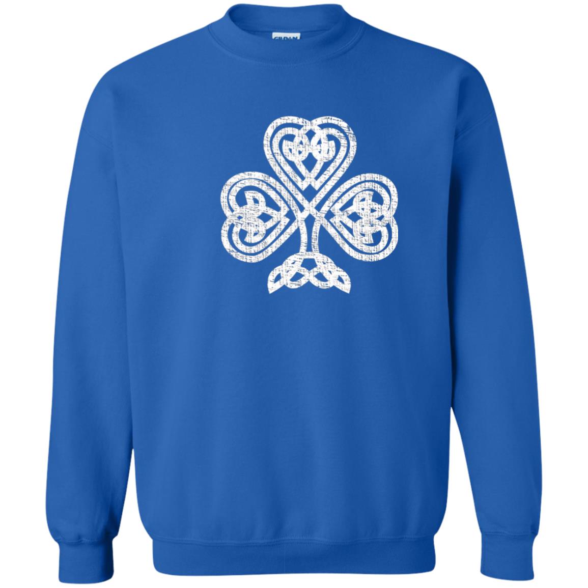 Irish Shamrock Knot Symbol St. Patrick_s Day T-shirt Royal