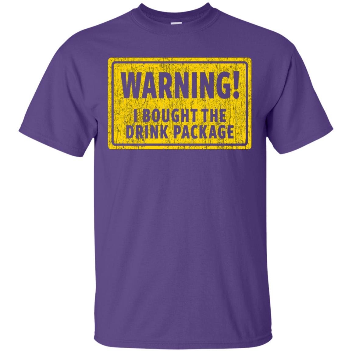 Funny Cruise Ship T-shirt Caribbean Vacation Partiers Purple
