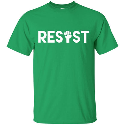 Resist Political T-shirt Irish Green