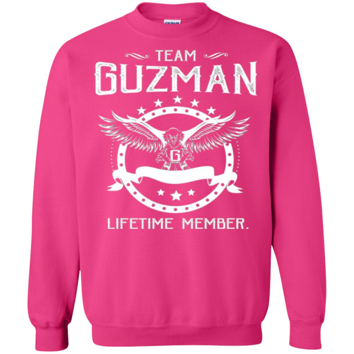 Family T-shirt Team Guzman Lifetime Member Heliconia