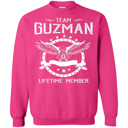 Family T-shirt Team Guzman Lifetime Member Heliconia