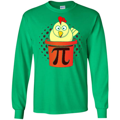 Chicken Pot Pi Funny Math T-shirt Irish Green