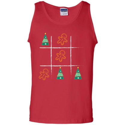 Christmas T-shirt Tic Tac Toe Board Game Red