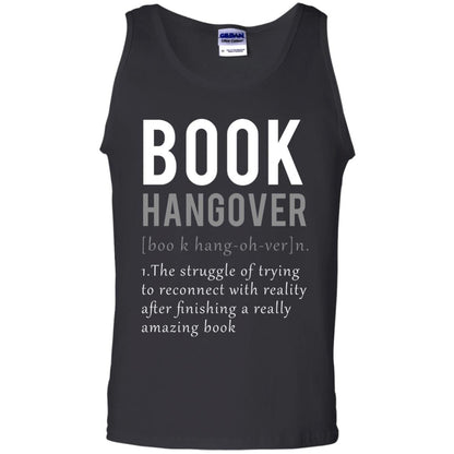 Book Hangover Definition Book Worm Reading Lover T-shirt Black