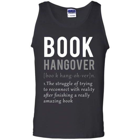 Book Hangover Definition Book Worm Reading Lover T-shirt Black