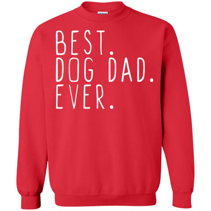 Best Dog Dad Ever T-shirt Red