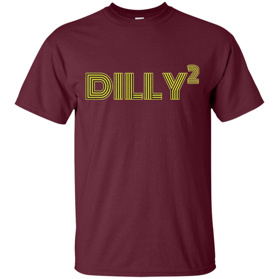 Christmas T-shirt Dilly Squared Maroon