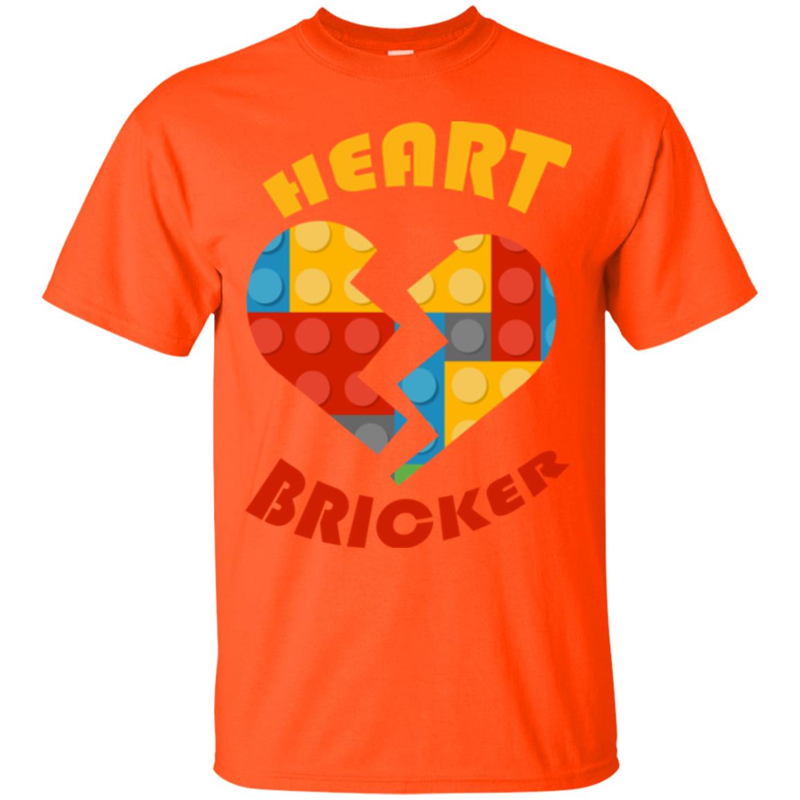 Heart Bricker Shirt Orange