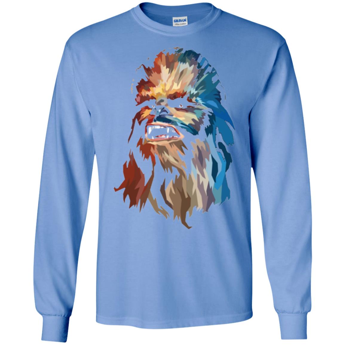 Chewbacca Art T-shirt Carolina Blue