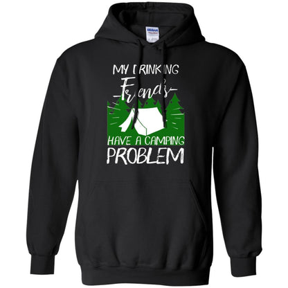 Camper T-shirt My Drinking Friends Have A Camping Problem Black