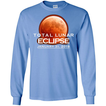 Lunar Eclipse T-shirt January 31, 2018 Graphic T-shirt Carolina Blue