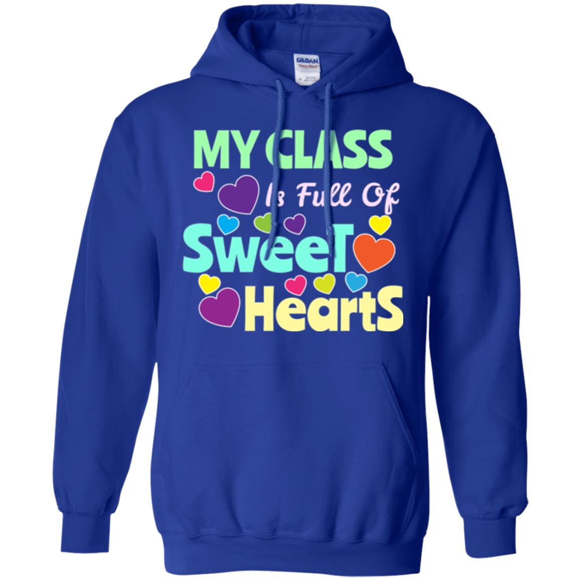 Valentines Day T-shirt I Love My Sweet Hearts Royal
