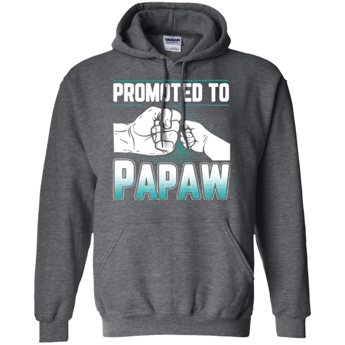 Promoted To Papaw Papa T-shirt Dark Heather