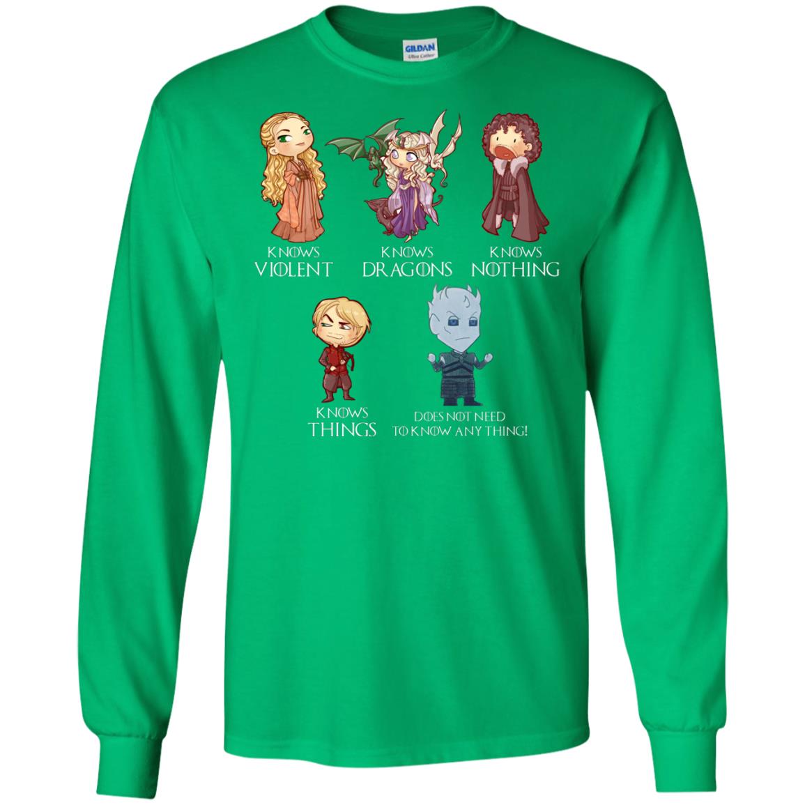 Know Something Game Of Thrones Fan T-shirt Irish Green